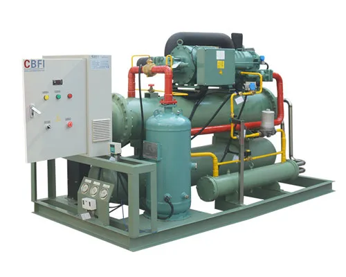Холодильный агрегат с водяным охлаждением и компрессором Bitzer HSN6461-50